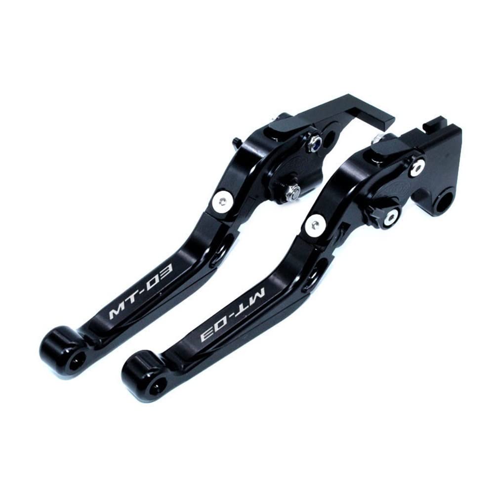 Compatible Pour Yamaha MT-03 MT03 MT 03 2015 2016 2017 2018 2019 Moto CNC Accessoires Frein Leviers D'embrayage Réglable Pliant Extensible(Noir)