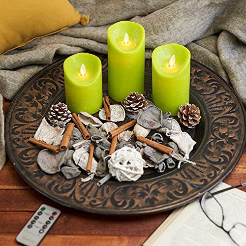 Velas LED con llama oscilante para decorar salones con calidez 3