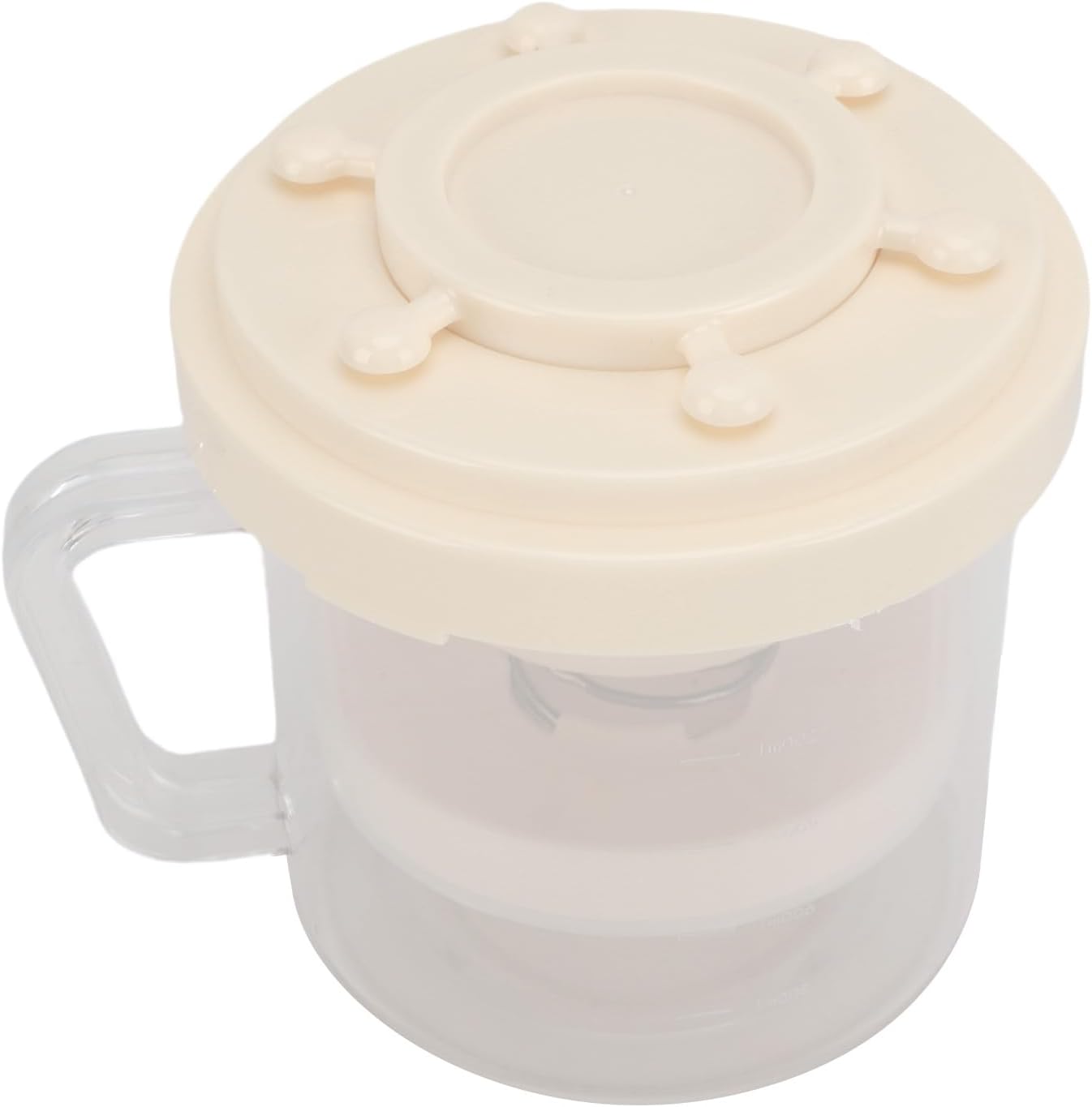 – Keenso Greek Yogurt Strainer, Stainless Steel Filter, Multi-Purpose Maker, Efficient for Homemade Yogurt and Cheese, Ideal for Camping and Home Use (Beige)