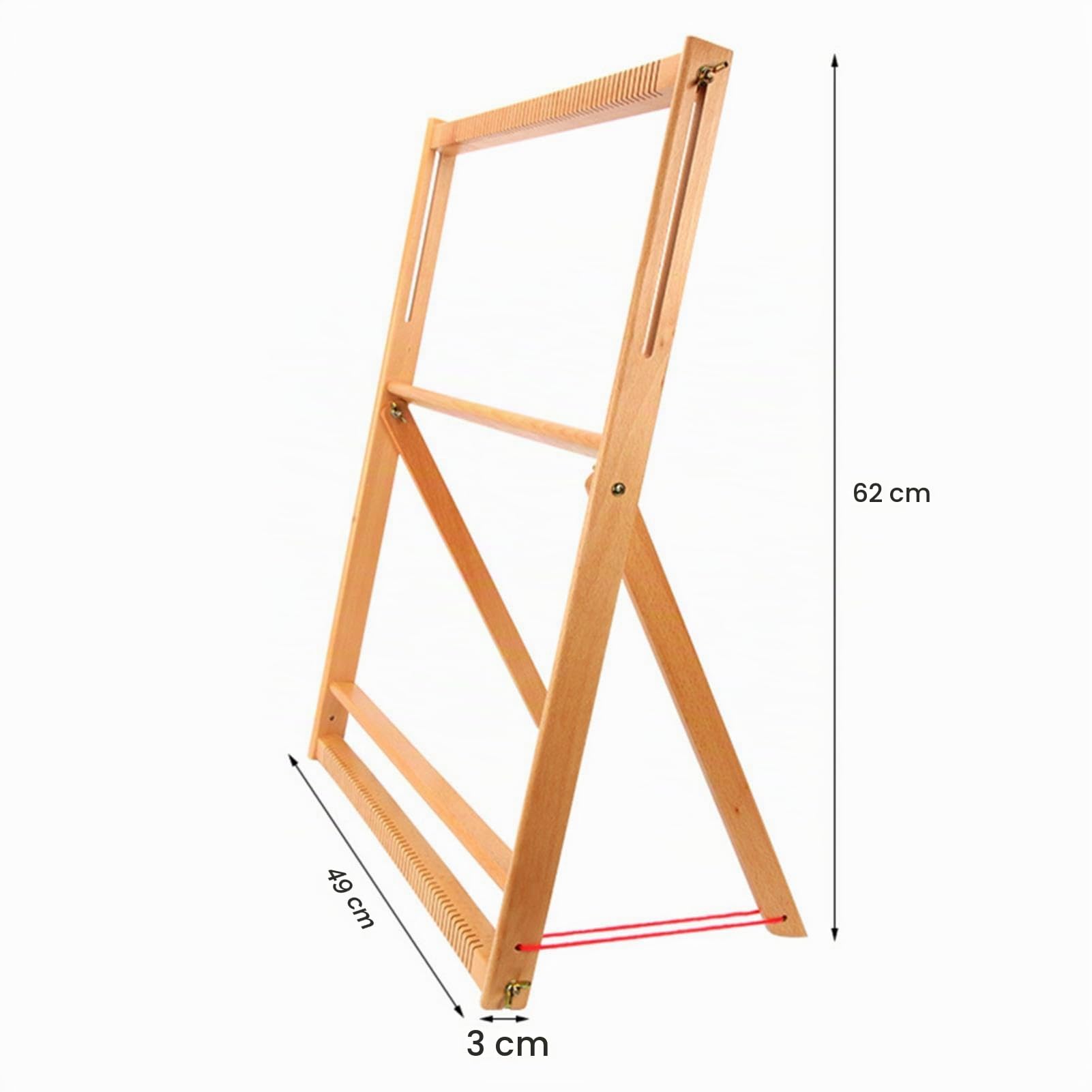 Métiers À Tisser, Grand Métier À Tisser pour Tapisserie, Cadre De Tissage Créatif avec Support, Cadre en Bois, Mac À Tricoter, Ensemble De Tricot À La Main PourEnfants, Débutants