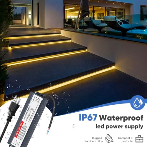 60W LED Driver 12V Power Supply 5A, Waterproof IP67 LED Adapter Transformer - Image 5