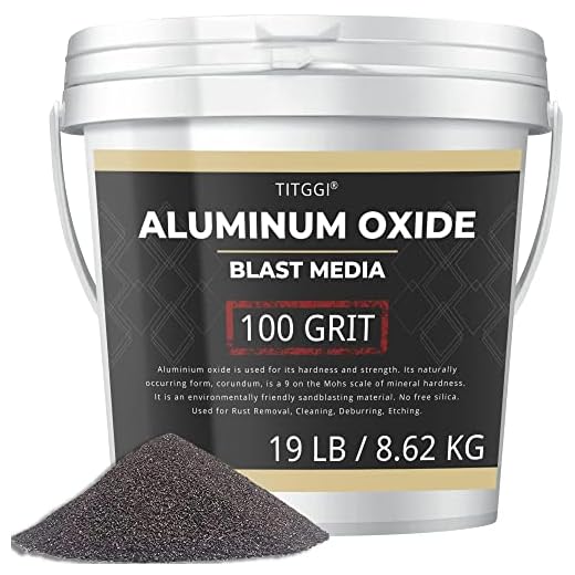 Premium Aluminum Oxide Blast Media 19LBS