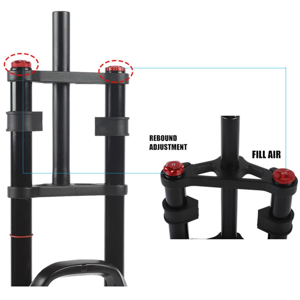 Amortyzator rowerowy 26 cali 4,0 Widelec z grubymi oponami