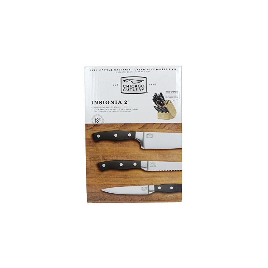 Chicago-Cutlery-Insignia2-18-Piece-Knife-Block-Set-with-In-Block-Knife-Sharpener Chicago Cutlery Insignia2 18-Piece Knife Block Set with In-Block Knife Sharpener