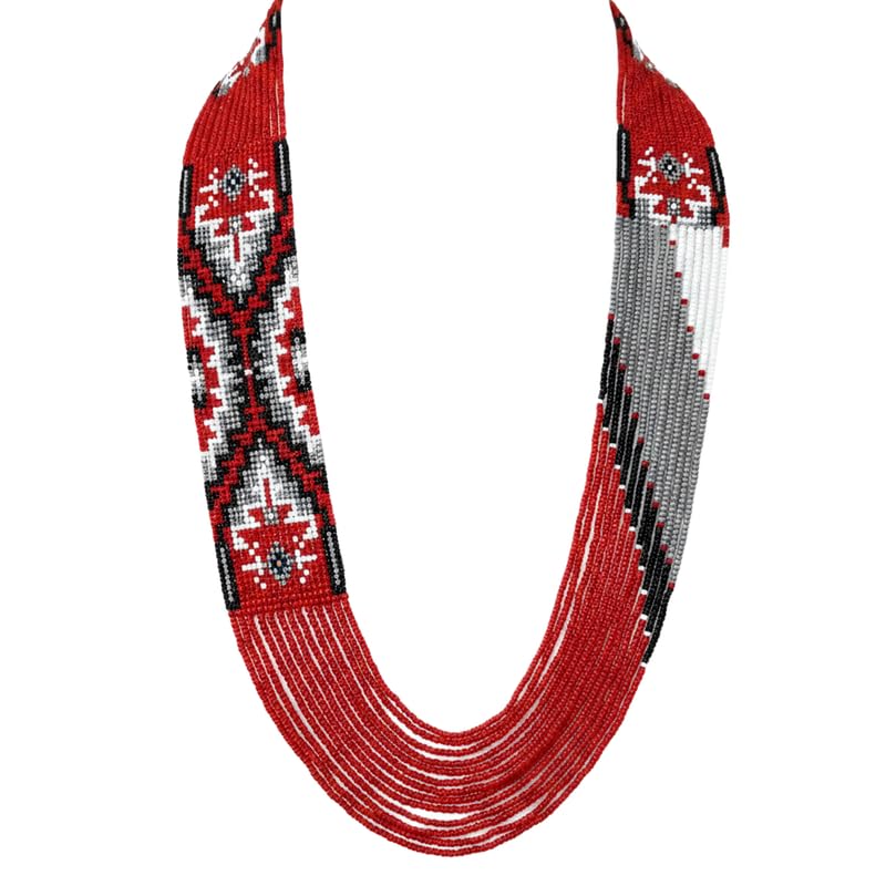 Collier ukrainien sablier pour sublimer vos tenues bohèmes d'été