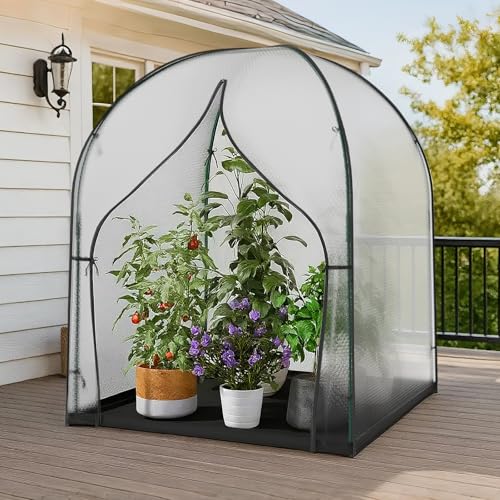 SUNYRISY Gewächshaus Tomatengewächshaus Foliengewächshaus für...