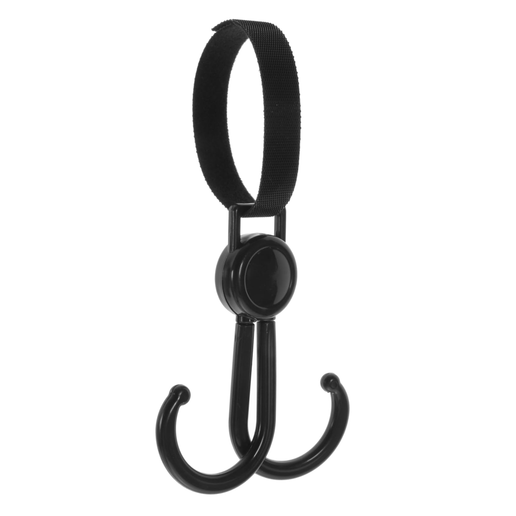 HAPINARY Double Hook Hanging Bag Stroller Shopping Basket Stroller Clips Polyester Practical