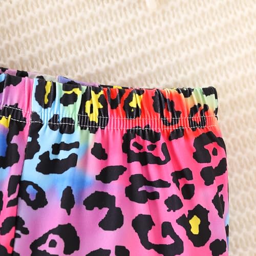 Image of Kid Toddler Girl Butterfly Printed Short Sleeve T-Shirt + Waist Shorts Set 2PC Clothing For Summer