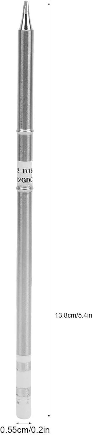 Soldering Iron Tips Replacement, Electroplated Soldering Tip Accessory for Soldering Stations, Universal Fit Replacement Tips for Welding Irons