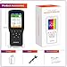 Indoor Air Quality Monitor, IGERESS Formaldehyde Detector, Pollution Monitor, Temperature & Humidity Meter, Dust Tester, Detect Indoor HCHO/TVOC/PM2.5/PM10/PM1.0, Colorful LCD Screen & USB Charging