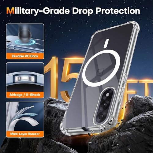 Image of Jkobi Shockproof Crystal-Clear Back Cover for Oneplus Nord 5 (Magsafe Wireless Support | Drop & Camera Protection | Hard Polycarbonate)