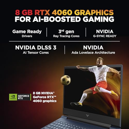 HP Victus AI Gaming Laptop, 31 Tops, AMD Ryzen 9 8945HS, 8GB RTX 4060 (Upgradable 16GB DDR5, 1TB SSD) Microsoft365* Office2024, Win11, 144Hz,300... - Image 3