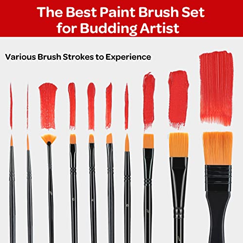 MMARTE-59pcs-Acrylic-Paint-Set-Art-Supplies-Kit-With-24-Non-Toxic-Paints-Easel-Brushes-Canvas-for-Kids-Artists-and-Beginners