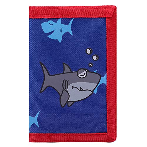 Portefeuille de blocage RFID pour enfants/Portefeuille fin avec poche zippée/Portefeuille en toile à trois volets pour sports de plein air Cover