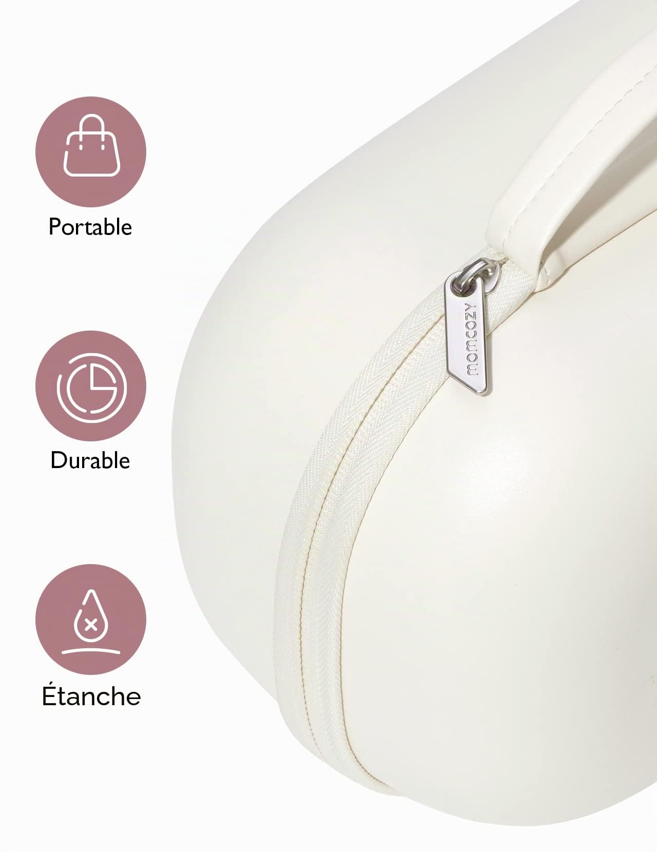 Momcozy Sac de Tire-lait – Sac de Rangement pour Tire-lait, Coque Rigide avec Plateau Amovible, Étanche, pour Sac de Pompage, Sac à Langer ou Sac à Main (peut contenir 2 tire-laits)