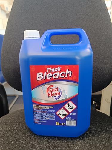 Image of Eazi Klean Thick Bleach, Multi-Surface Cleaner for Drains, Floors and Lavatories, 5 Litre