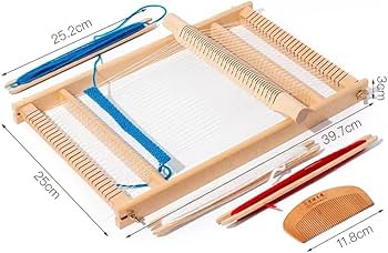 卓上織り機 Amazon | 機織り機 編み機 織り機 卓上織り機 卓上手織機 多機能編み