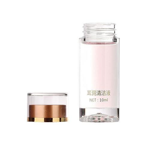 Miniatura 7 de Solución de limpieza de orejas perforadas de 0.3 fl oz, limpiador de oídos, línea de limpieza de hilo dental, esterilización de cuidado posterior,
