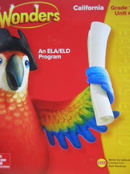 Spiral-bound Wonders Grade 1 Unit 4 California Teacher's Edition Book