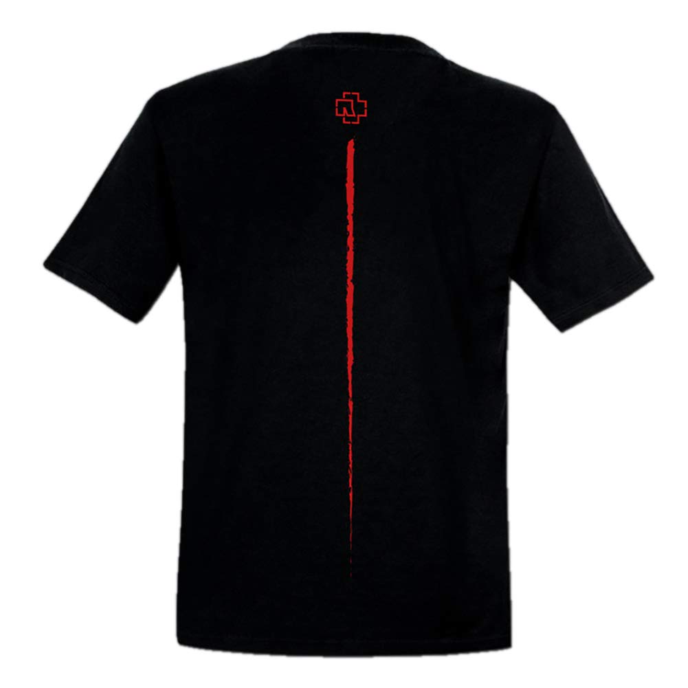 Rammstein T-Shirt Zeig Dich schwarz, Offizielles Band Merchandise Fan Shirt mit Brust- und Rückendruck