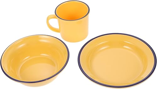 1 juego creativo de platos y tazones para el hogar, vajilla para comer y almacenar, incluye platos y cuencos para comidas familiares y