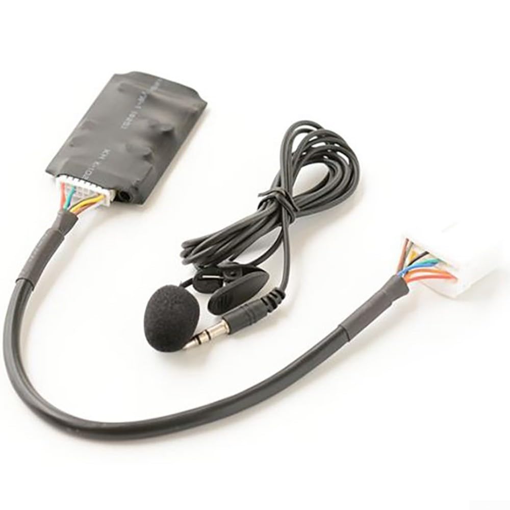 12V DC AUX Interface Adapter for Honda Accord 2.4 Civic CRV Bluetooth Microphone Compatible
