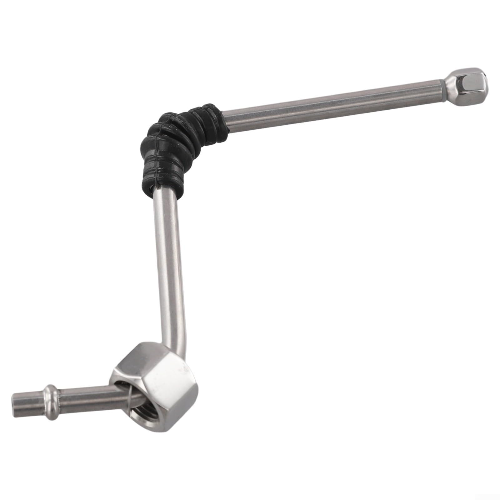Varita de vapor mejorada para Dedica EC680 EC685 ECP35 Series, boquilla espumadora de leche de 6 mm con codo de goma antiquemaduras, pieza de repuesto de brazo de vapor de acero inoxidable (3 agujeros — view 8