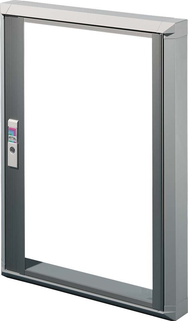 Rittal Grey Extruded Aluminium IP54 Inspection Window for use with TS, VX, VX SE Series