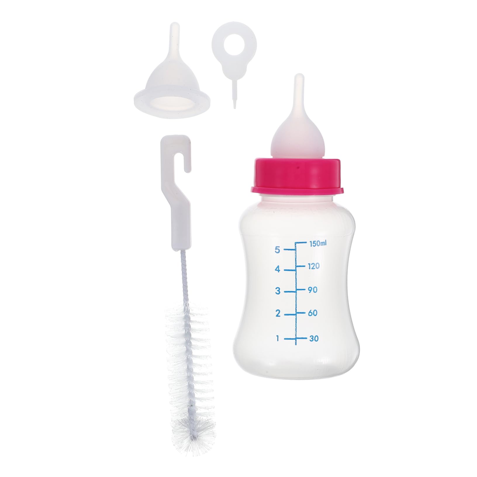 Levemolo Pet Feeding Bottles 150ml Silicone Safe and Easy to Pet Water Bottle for and Cats Random Color