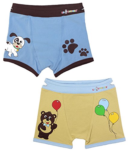 Ez Undeez Ninos Boxers, Ropa Interior, Braguitas de Entrenamiento (4-5 años, Dog-Bear)