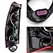 AKKON - For Chevy Avalanche Pickup Rear Red Clear Tail Light Tail Lamp Brake Lamp Driver Side Replacement