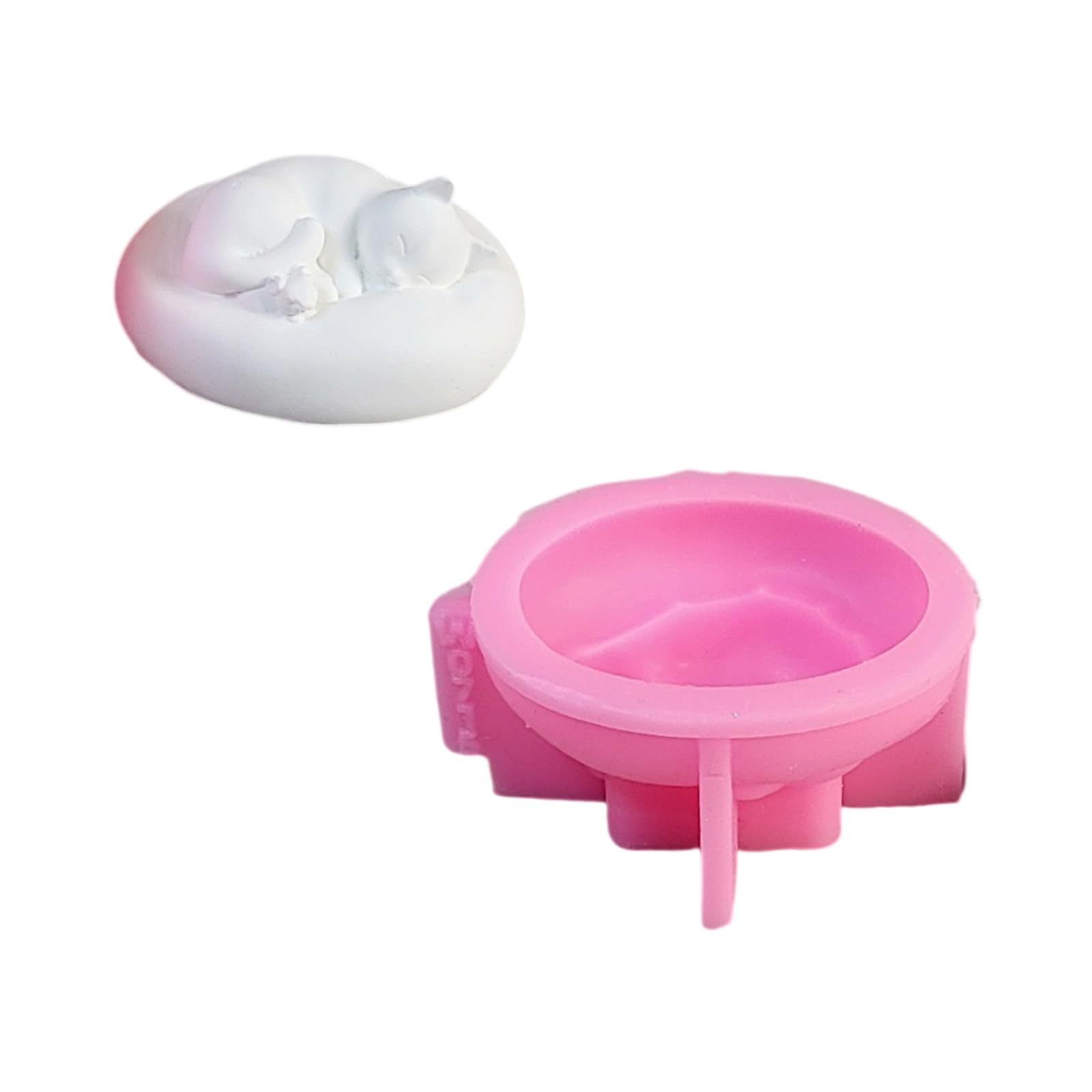 Xjdzineq Cats Silicone Molds for Soap Gypsum Decoration Temperature Resistant Fondant Silicone Mold Chocolate Mold