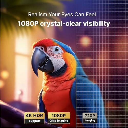 Image of Crossbeats Lumex Pro Smart Projector 4k Ultra HD, Mini Projector for Room Native 1080P, Upto 14000 Lumens Android 13 Built-in Apps Prime, Portable Design, Speaker WiFi 300 inch Wide Display Gold