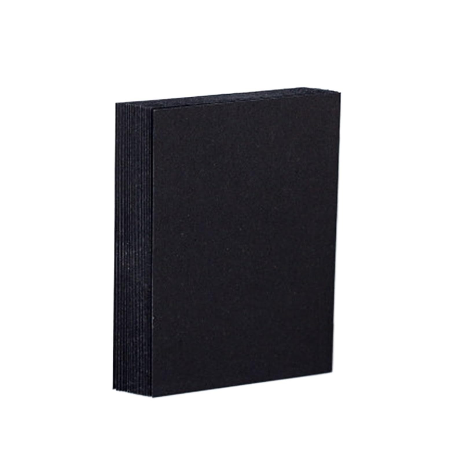 (100 Sheets/lot) 14.8x9.8cm DIY Blank Postcard White Card Paper Scarpbooking Graffiti Greeting Black Kraft for Crafts Origami Art(Black)