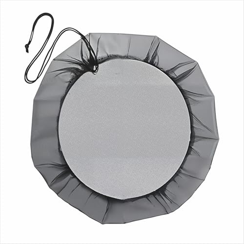 wilcractk Filet Anti Moustique pour Tonneau de Pluie, Filet Récupérateur Eau, Filet de Protection Réglable 95cm pour Baril, Haute Qualité Polyester, Protection Contre Les Insectes et Débris