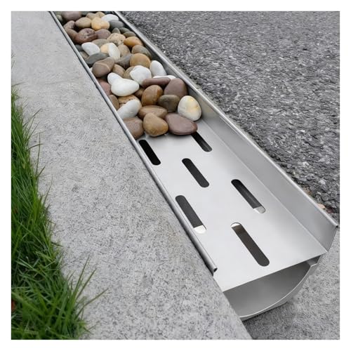 Sistema di fossa dello scarico della resina con la griglia dell'acciaio inossidabile, profilo del canale di drenaggio del calcestruzzo, built-in installa gli scarichi del pavimento di trogo/trincea di