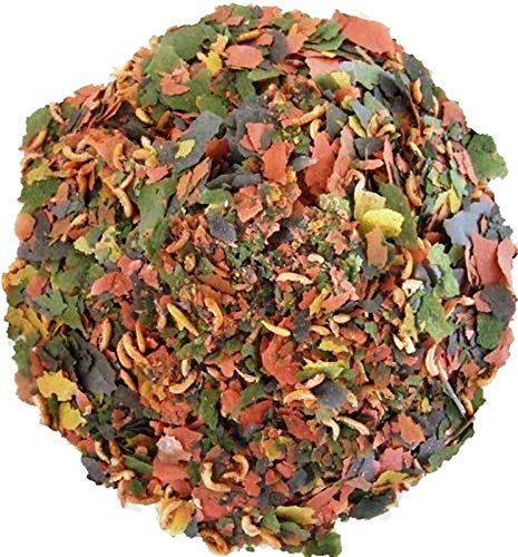 Flockenfutter Natural Flocken Hauptflocken Fischfutter Aquarium Zierfischflocken (1 l)