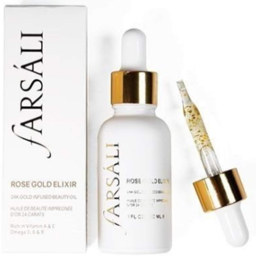 FARSHALI ROSE GOLD ELIXIR , 24K Gold , 30ml