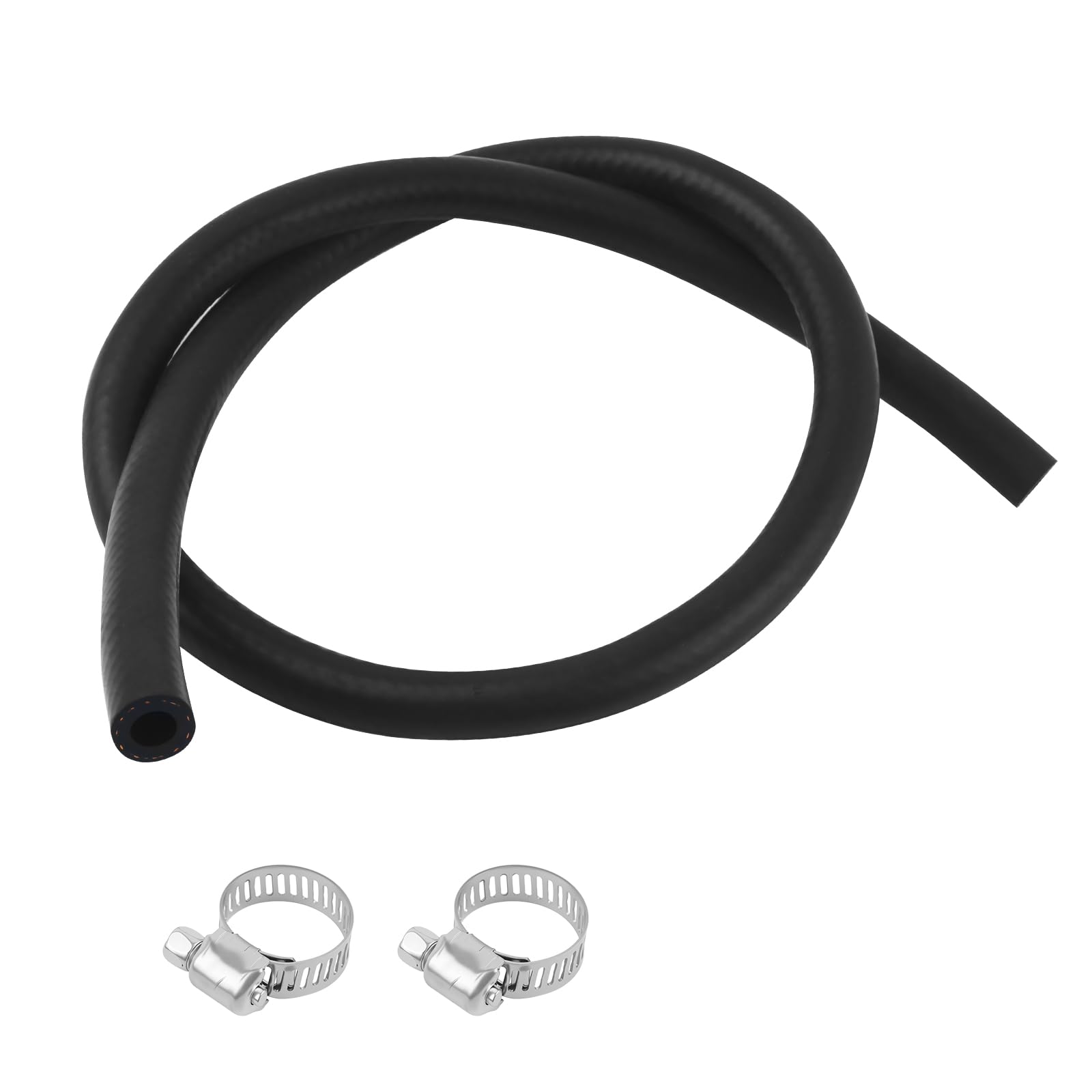 1PC 27232 11/32"x36" Car Brake Booster Vacuum Hose Kit 300PSI with Clamps,Soft Power Brake Vacuum Lines Automotive as Replacement,Essential Brakes Booster Vacuums Hose Automotive Parts (1PC)