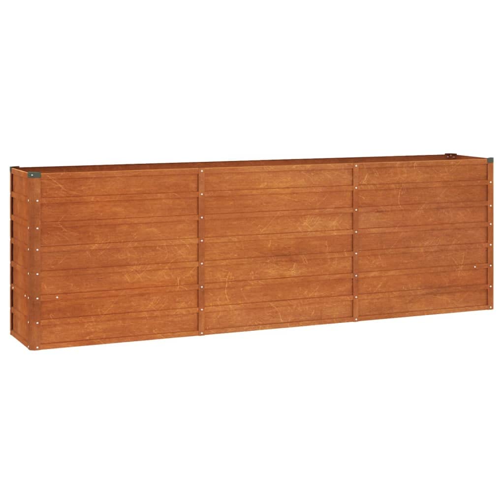 KOIECETA Hochbeet Aus Cortenstahl – 160x80x77 Cm, Wetterfest Für Garten & Balkon