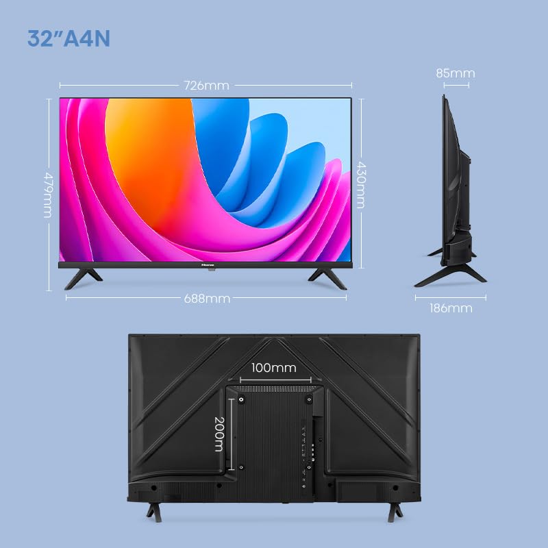 2024] Hisense A4 Smart TV 32 inch | Google Play | Hey Google