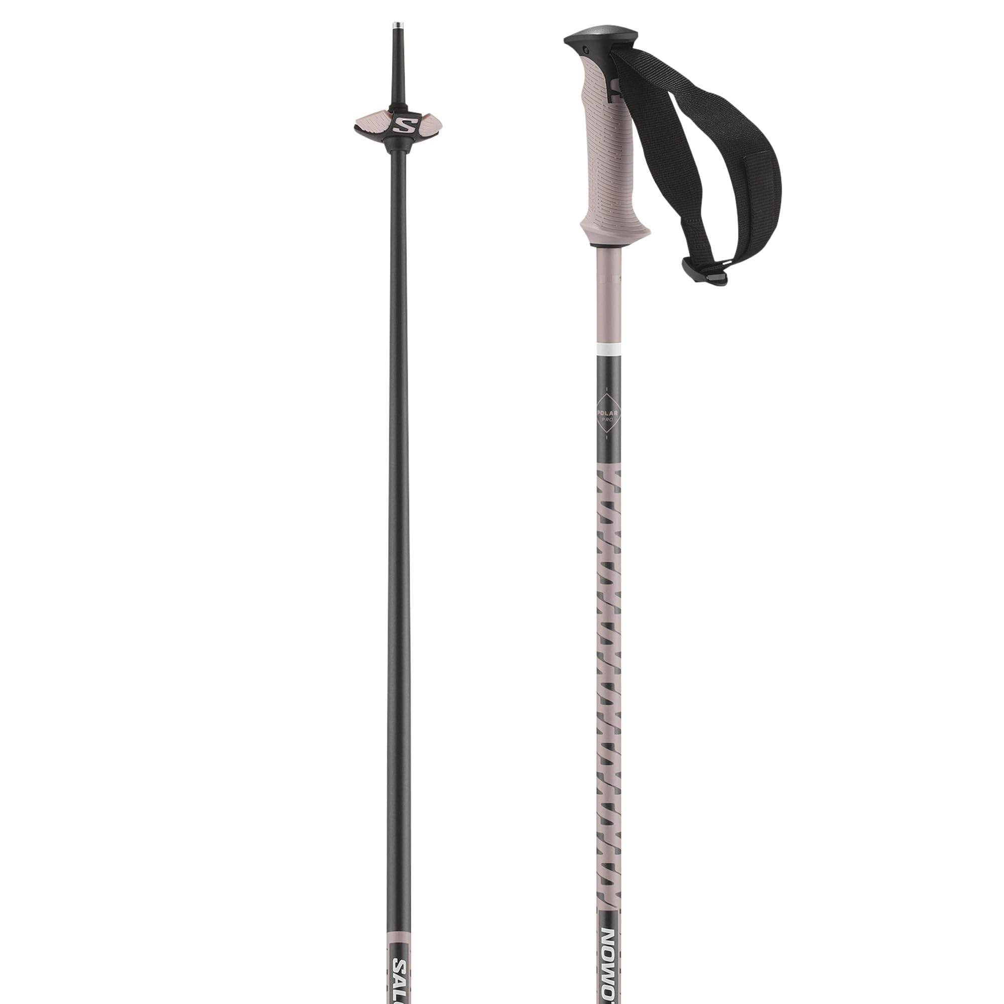 Salomon POLAR PRO Trekking Poles for Trail Running, Lightweight Durable Alpine Poles for Outdoor Hiking-Essentials and Trekking, Rose Gold, 100cm