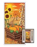 Fall Door Cover Party Accessory (1 count) (1/Pkg) 30 in. x 60 in (76 cm x 152 cm)