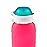 Pink 6 oz Squeasy Snacker Spill Proof Silicone Reusable Food Pouch - for Both Soft Foods and Liquids - Water, Apple Sauce, Yogurt, Smoothies, Baby Food - Dishwasher Safe