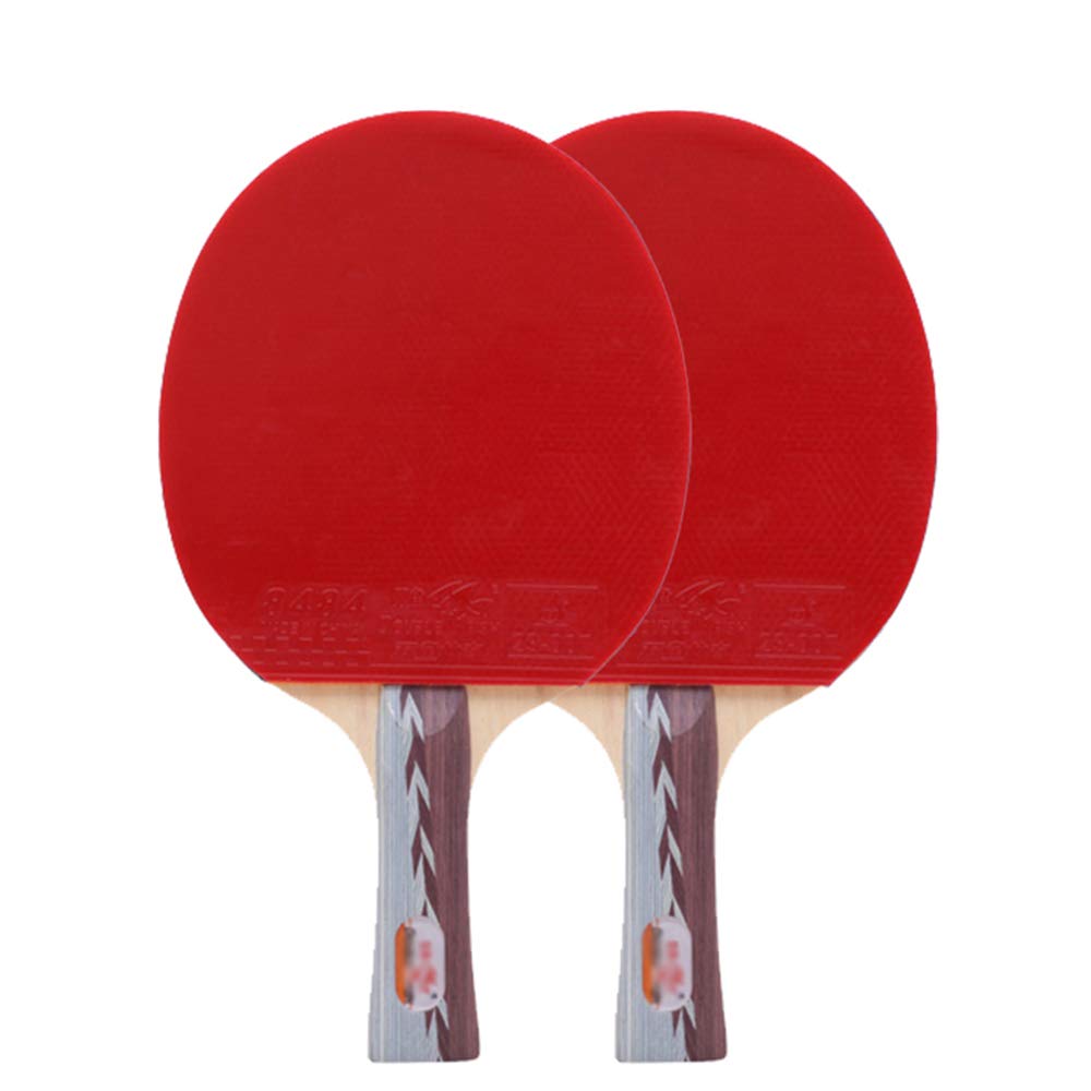 Jfgctyhxy Double Racket Table Tennis Bats, For Schoolsfamiliessports Clubs Wooden/Double Racket/Long Handle,Table Tennis Bat(Long Handle)