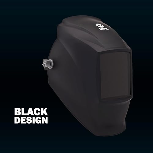 Miniatura 5 de Miller 238497 Mp-10 Casco de soldadura pasiva  Casco de soldadura duradero no oscurecimiento automático  Capucha de soldadura protege ojos, cuello y