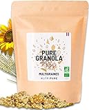 🧑‍🍳 UNA COMPOSICIÓN DE 7 NOBLES INGREDIENTES Contiene semillas de trigo sarraceno antes de brotar, calabaza, chía, lino, semillas de girasol, proteína de arroz y dátiles, ¡y eso es todo!