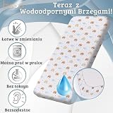 Bisoo Magic Sheet 55x90 1 Lwy + 1 Niebieskie Paski Prześcieradło z gumką