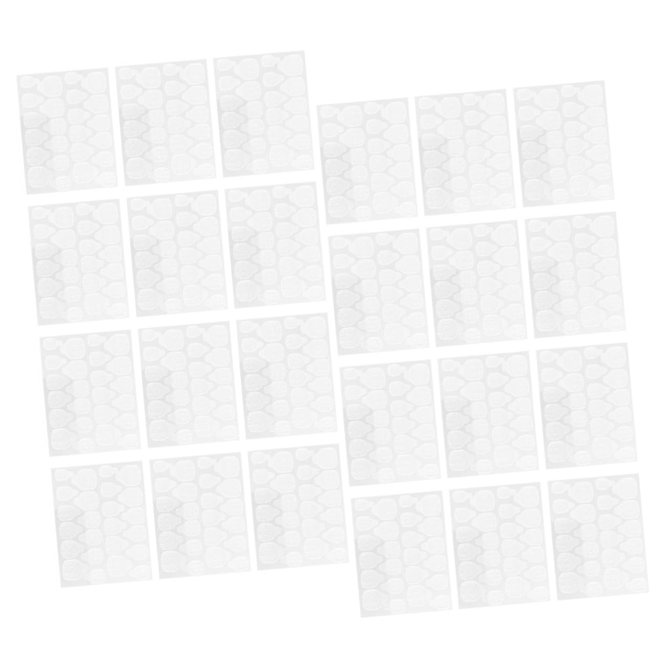Beaupretty 200hojas Pegatinas Para Uñas De Gel Pegamento Invisible Para Manicura Accesorios De De Uñas Fijación De Falsas