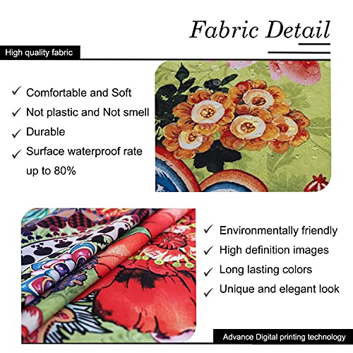 Hms Happy Memories Tablecloth, Original Design Hand Drawing Art Print Table Cloth, Washable Water Resistance Microfiber Decorative Rectangle Table Cover (Tape 8, 60"X102") #TOP1